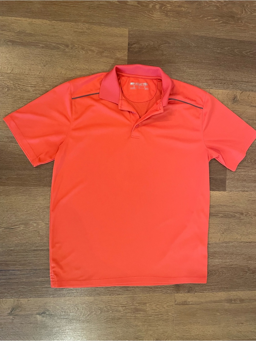 Ariat TEK 2.0 Men’s Performance Golf Polo Shirt Coral/Bright Orange Size Medium